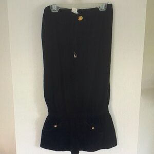 Elegant Black Women's Swim Cover-Up